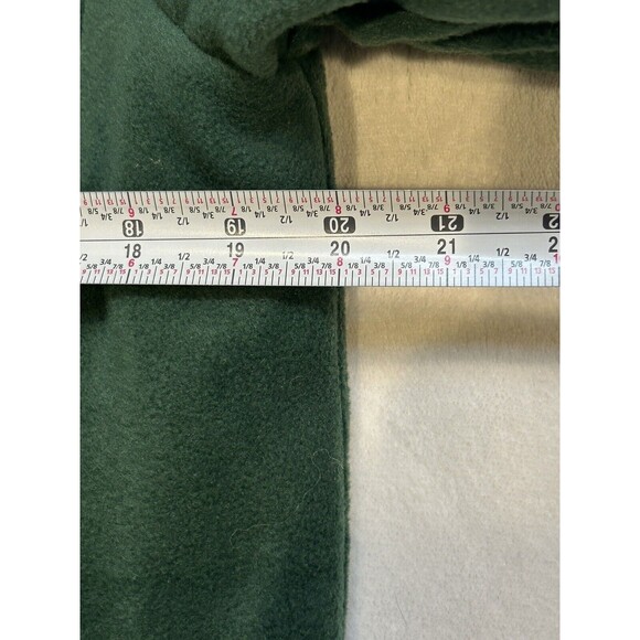 Bob Mackie Wearable Art Size Small Green Embroidered Fleece Jacket - Picture 9 of 10